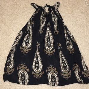 Lucky Brand paisley halter tank